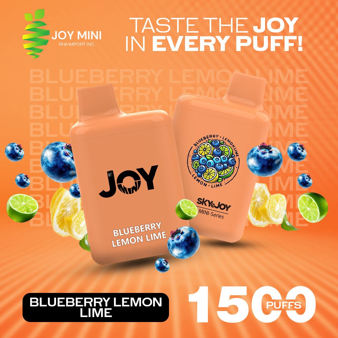 Joy Mini Vape BlueBerry Lemon Lime flavor